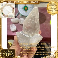 Original rough white quartz stone for home decoration, high energy purification 11cm, weight 240gram