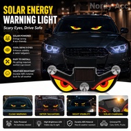 Solar Demon's Eye Car Dynamic Eyes LED Light Blinking Moving Eyes Car Lights Ambience Lamp Decoratio