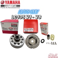 YAMAHA LC135 V1 - V8 AUTO CLUTCH HOUSING AUTO CLUTCH CARRIER SHOE ONE WAY STARTER CLUTCH ONE WAY BEARING CLUTCH COMPLETE