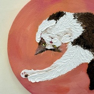 歪七扭八 / 寵物肌理畫 / 石英砂 / 寵物畫