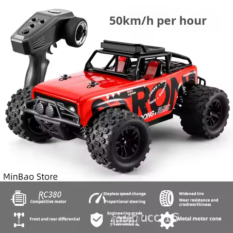 Steerable Car SMRC-1813 16103 1:18 50KM/H 4WD RC Car 2.4G Off Road Cars Brushed Motor High Speed Dri