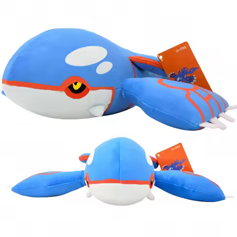 32cm Original Legendary Pokemon Kyogre Plush Anime Dolls Throw Pillow Kyogre Stuffed Animal Birthday