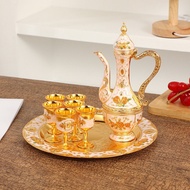 Small Rose Wine Set Creative White Wine Set Wine Set European Metal Wine Set Wine Dispenser Gift Dec
