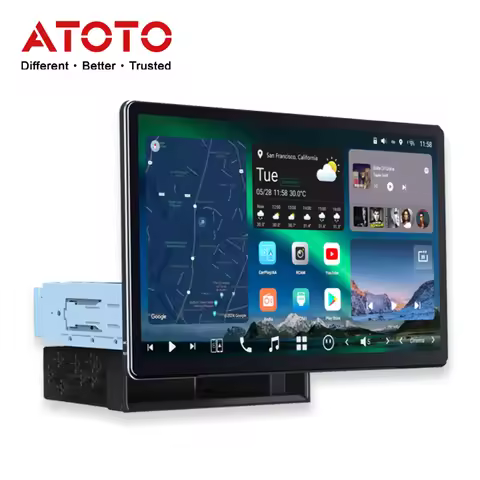 ATOTO 14.1/14 inch Floating Screen Single 1 Din Smart Car Intelligent Systems Stereo Android Navigat