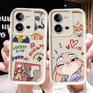N-8 Zootopia Soft Casing for VIVO Y28 Y28s Y17S V25 V25E