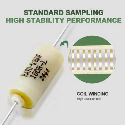 Rx70 High-Precision Sampling Wirewound Fixed Resistor 0.25W 0.5W 1W 2W 3W Plug-In Low Temperature Dr