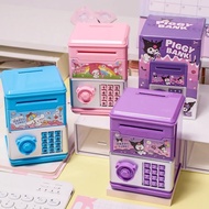 Kuromi Piggy Bank for Kids labubuTabung Duit Kanak ATM SanrioChildren's piggy bank, Cinnamoroll and 