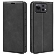全城熱賣 - 適用於 Asus Zenfone 12 Ultra 復古膚感磁吸手機皮套（黑色）