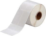 Brady THT-75-427-1.5-SC 1" Width x 2.25" Height, B-427 Self-Laminating Vinyl, Matte Finish White/Tra