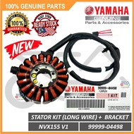 NVX155 V1 STATOR KIT LONG WIRE + BRACKET WAYAR PANJANG [100% ORIGINAL YAMAHA] - 99999-04498