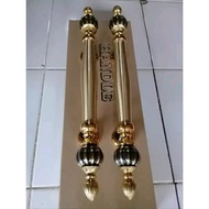 Handle pintu kuningan motif manggis - brass door pull Juwana Bras