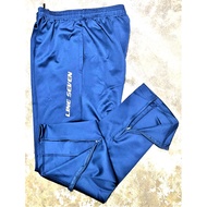 Seluar Sukan Mikrofiber Bersaiz Besar  Line 7 B5112 Sports Track Bottom Track Pants Microfiber Size 