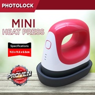 Iron Mini Heat Press Machine 11.5cm x 11.5cm x 6.5cm Heat Transfer Printing