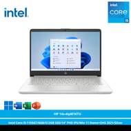 HP 14s-dq4016TU [Core i5-1155G7/8GB/512GB SSD/14″ FHD IPS/Win 11 Home+OHS 2021/Silver]