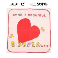 史諾比 - 日本版史諾比毛巾史努比毛巾 100%綿 Snoopy and Friends Woodstock方形毛巾手帕 戶外旅遊便攜柔軟 平行進口