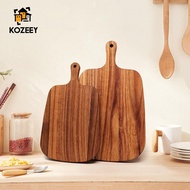 KOZEEY Acacia Wood Cutting Board Solid Wood Chopping Board for Steak Pizza Meat