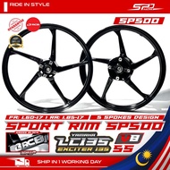 Sport Rim Wheel Rim SP500 ( 160X17 185X17 ) 5 Batang 5 Spokes Design RCB PNP YAMAHA LCV8 LC5S LC EXC