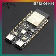 JIHENGS ESP32-C6 16MB Flash ESP32 WiFi+Bluetooth Internet Of Things ESP Development Board Core Board