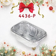 Foil Cup 4436-P (10 Pieces) With Lid