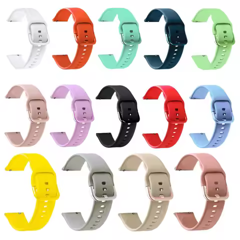 Colorful silicone 20mm smartwatch strap COLMI P28 Plus/V23 Pro/V23/Land 1 2S/M40/i20/P8 SE Bracelet