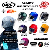ARC RITZ MODERN COLOUR OPEN FACE HELMET ORIGINAL ( HELMET ARC RITZ COLOUR MODERN )