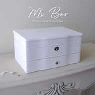【Ms. box 箱子小姐】英式風格連動式木製飾品盒/珠寶盒/收納盒