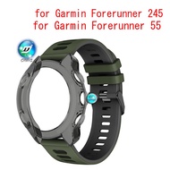 garmin Forerunner 55 245 Music strap Silicone strap Sports wristband garmin Forerunner 55 245 Music case Protective shell garmin Forerunner 55 245 Music screen protector