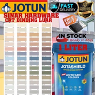 SINAR JOTUN 1 LITER JOTASHIELD ANTIFADE EXTERIOR PAINT/ CAT DINDING RUMAH LUAR ( PAGE A )