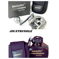 MAGURO JIG COMBAT / MAGURO JIG STURGGLE 401HG CASTING JIGGING REEL