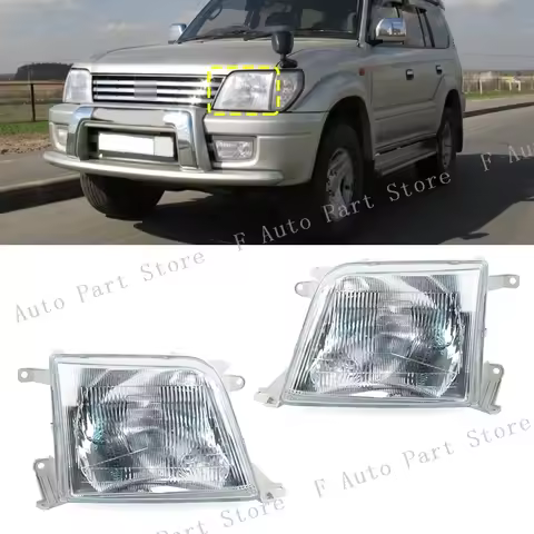 Front Bumper Headlight Headlamp No Bulb For Toyota Land Cruiser Prado 90 LC90 FJ90 RZJ90 KZJ90 1996 