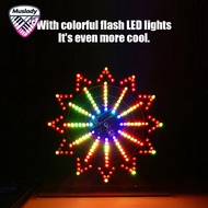 Muslady LED ชิงช้าสวรรค์ชุด DIY อิเล็กทรอนิกส์มัลติฟังก์ชั่น 5V สำหรับงานฝีมือ DIY
