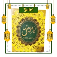 Buku Yasin dan Tahlil Soft Cover Timbul 144 Halaman Free Tasbih