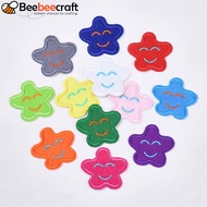 1bag Computerized Embroidery Cloth Iron On/Sew On Patches Costume Accessories Appliques Star with Fa