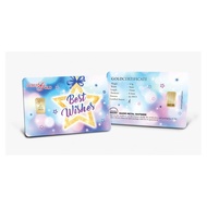 Public Gold 0.5 gram (24k) Emas Tulen 999 Original Gold Bar Investment Saving Pajak Gadai Arrahnu LB