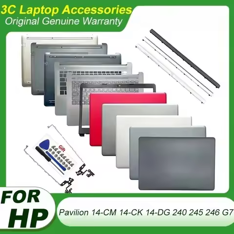 New Case For HP Pavilion 14-CM 14-CK 14-DG 240 G7 245 246 G7 LCD Back Cover Front Bezel Palmrest Upp