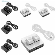 HUBERT Copy Paste Keypad, Acrylic Mini Custom Mini 2 Key Keypad, Hot Swap Type-c Interface Red Switc