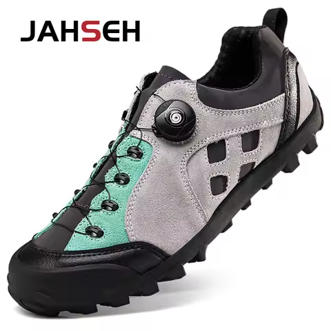 Genuine Leather High Quality Mountain Cycling Shoes Speed Cycling Shoes Outdoor Racing Sneakers 39-4