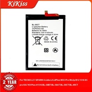 Battery For TECNO LC7 SPARK 6 Lb8a L8 L8Plus WX3 Pro Wx3p B12 1516 S5 pro KA7 K9 Plus  it1516 BL-58B