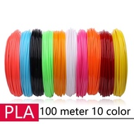 ABS PLA Plus Filament 100/50เมตรพลาสติกสำหรับ3D ปากกาไม่มีมลพิษวัสดุ3 D เครื่องพิมพ์ปากกา Refill สำห