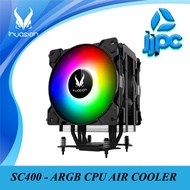 INVASION SC-400 DUAL FAN ARGB CPU AIR COOLER BLACK SC400