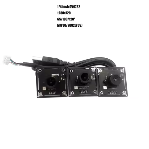 1280x720 OV9732 1MP HD FF 65/100/120 degree USB Camera Module For Autodarts Scoring System