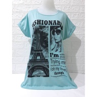 KJ005 JUMBO GIRL'S T-SHIRT XXL | OVERSIZED CASUAL T-SHIRT | BIGSIZE T-SHIRT TOP | JUMBO XXL TOP