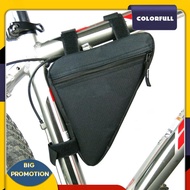 [Colorfull.sg] Mountain Bike Front Frame Bag Triangle Pannier Wear-Resistant Durable MTB Bicycle