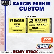 CUSTOM PARKING TICKET - MOTORCYCLE / CAR / TOURIST / MARKET / EVENT PLACE