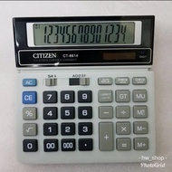 Citizen Ct 8614 Check Correct 14 Digit Large Lcd Recheck Calculator