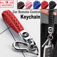Toyota Alphard Car Logo Keychain Fashion Car Leather Key Chain Remote Control Key Ring For Alphard 4