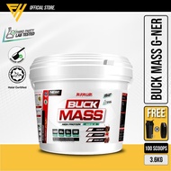 Berro Labs Buck Mass 8lbs (3.6KG) - Mass Gainer Halal Fitness Mass Protein Mass Gainer Weight Gainer