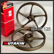 MUTAKIN SP500 MAGS RIM Wave125 WAVE 110 ultra-thin Front Disc Brake 1.4*17 4 holes Rear Drum Brake 1