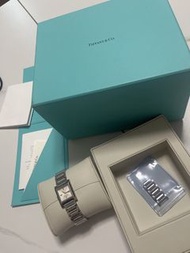 Tiffany & Co. 經典方形錶 附證書收據