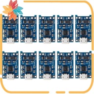 10Pcs 5V 1A 18650 Lithium Battery Charging Board Lithium Battery Charging Board Micro-USB Charge Mod